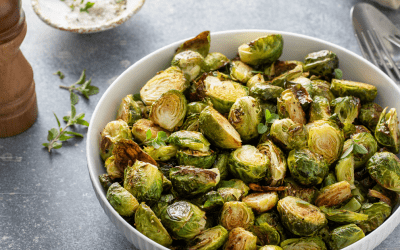 Roasted Brussels Sprouts with Balsamic Vinegar & Honey